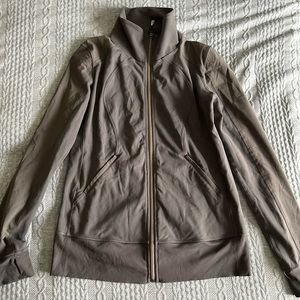 Lululemon Nice Asana Jacket grey size 12